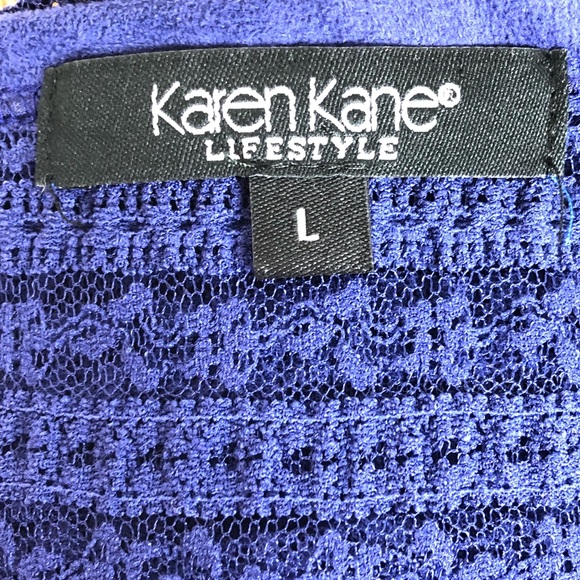 Karen Kane Lace Blouse Size Large - Picture 5 of 5
